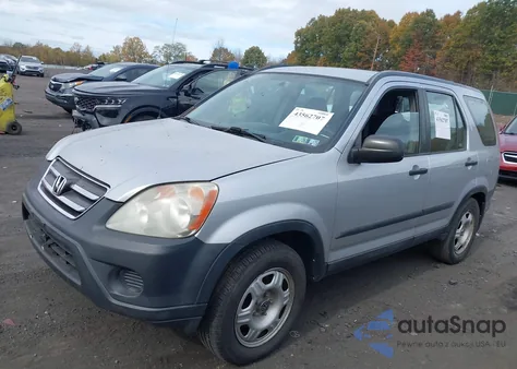 2006 Honda Cr-V Lx из США, поврежденный, VIN SHSRD78586U404414